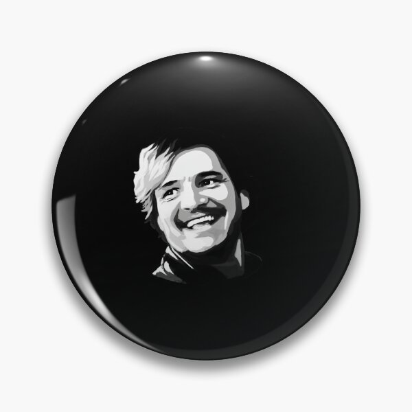 Item preview, Pedro Pascal Black And White Smiling designed and sold by Shaunthesheep41.