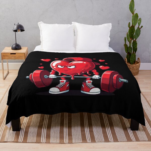 Item preview, Funny Gym Heart Weightlifting Fitness Workout Drip Valentine designed and sold by OlakunleOloroz.