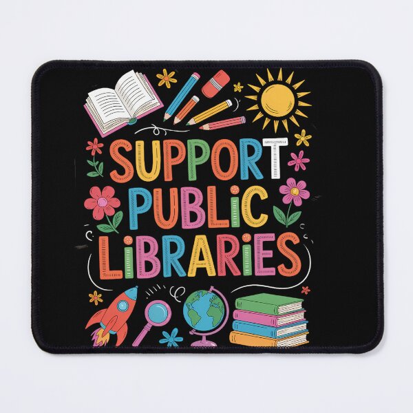 Item preview, Book Lovers Support Library Bookworm designed and sold by waislumekinwye.