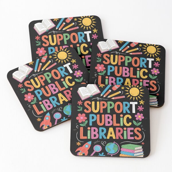 Item preview, Book Lovers Support Library Bookworm designed and sold by waislumekinwye.
