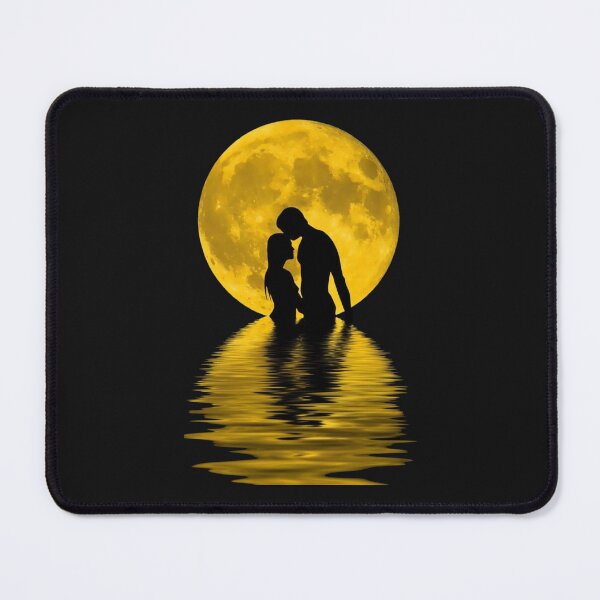 Item preview, Moon Reflection Silhouette Art designed and sold by ClaudieWest6.