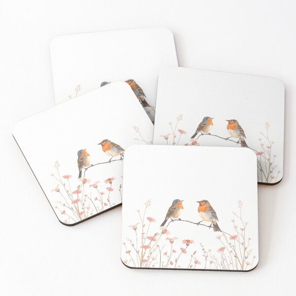 Item preview, Pastel Bird Watching with Wildflowers designed and sold by sharon1210.