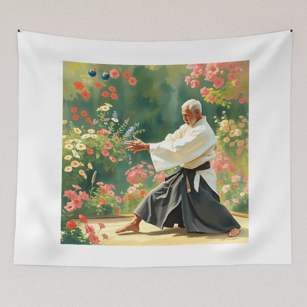 Item preview, Aikido Master in Blooming Garden designed and sold by sharon1210.
