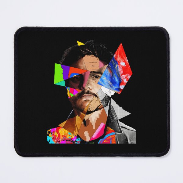 Item preview, Pedro Pascal Colorful Abstract Collage designed and sold by Shaunthesheep41.