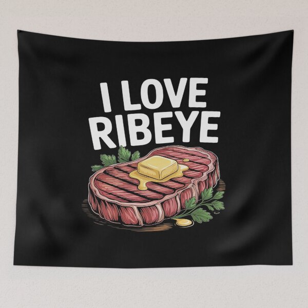 Item preview, I Love Ribeye Steak Enthusiast designed and sold by Shannon Bosley.