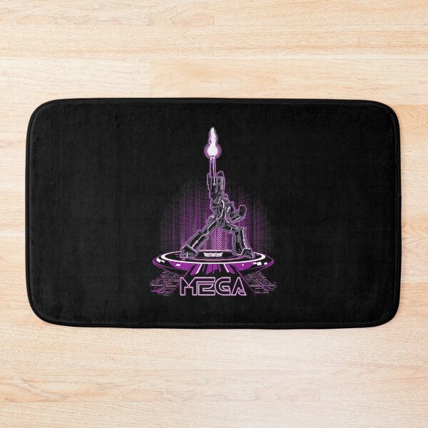 Item preview, Unicron Tower Synthwave Sci Fi Emblem designed and sold by LaurenceLeroux.