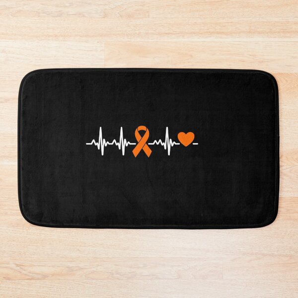 Item preview, Heartbeat ADHD Orange Ribbon ADD ADHD Awareness designed and sold by catsdothingz.