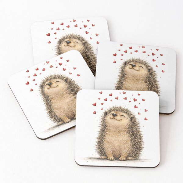 Artikelvorschau, Verliebter Igel – Niedliche Tierillustration zum Valentinstag entworfen und verkauft von Darlin8888.