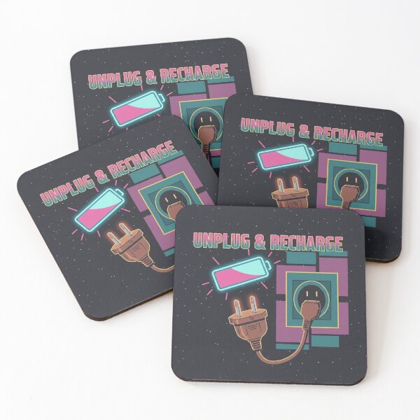 Item preview, Unplug and Recharge - Vintage Tech Detox Design designed and sold by craftedd.