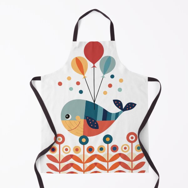 Item preview,  Playful Whale Among Geometric Shapes designed and sold by paulrommer.