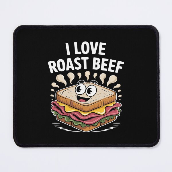 Item preview, I Love Roast Beef Happy Sandwich designed and sold by Shannon Bosley.