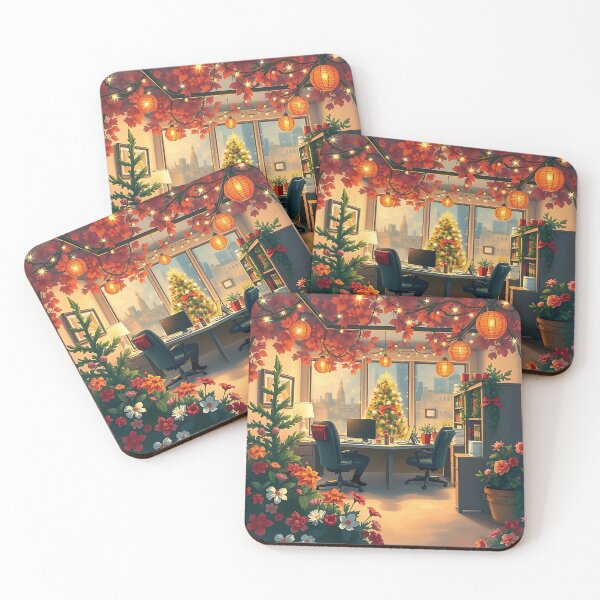 Item preview, Impressionistic Office Christmas Celebration designed and sold by sharon1210.