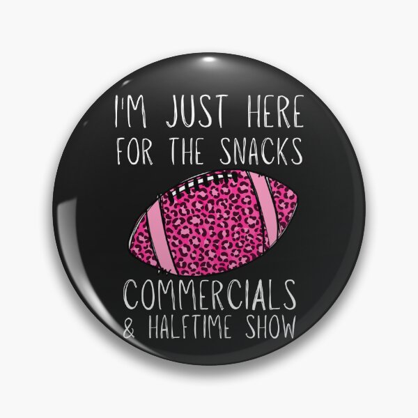 Item preview, I'm Just Here for The Commercials, Snacks, Girls Football designed and sold by RobertKnow.