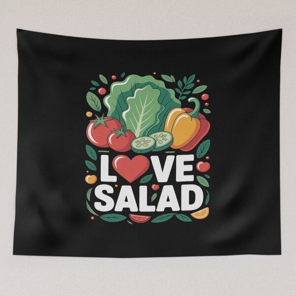 Item preview, I Love Salad Fresh Vegetables Fun designed and sold by Shannon Bosley.