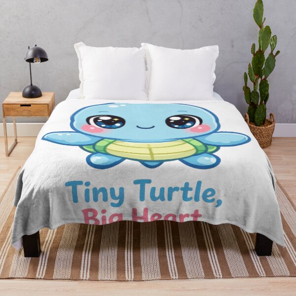 Item preview, Kawaii Baby Sea Turtle Cute Character Tiny Turtle Big Heart designed and sold by zoughlal.