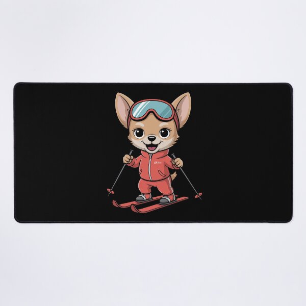 Item preview, Cute Ski Puppy Winter Vibes designed and sold by mvm-shop.