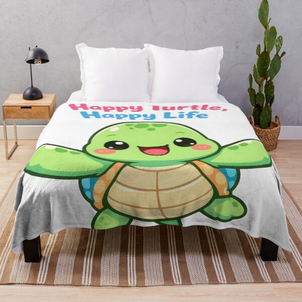 Item preview, Happy Sea Turtle Cute Smile Positivity Happy Turtle Happy Life designed and sold by zoughlal.
