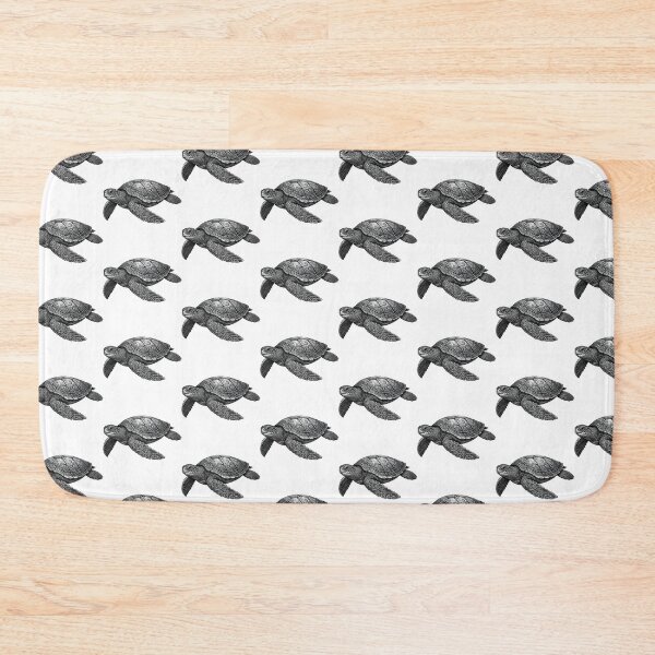Item preview, Ancient Sea Turtle Engraving With Polynesian Pattern Texture designed and sold by zoughlal.
