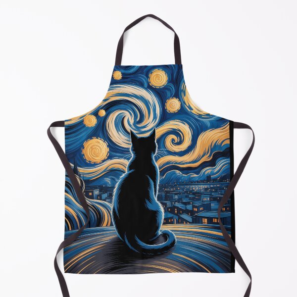 Item preview, Cat Starry Night Cat Lovers Cat Mom Cat Dad designed and sold by creatinkhavnica.