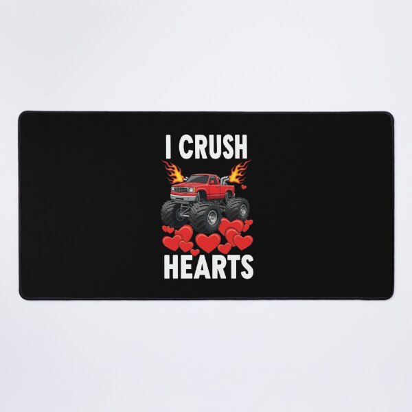 Item preview, I Crush Hearts Monster Truck Valentine Day designed and sold by OlakunleOloroz.