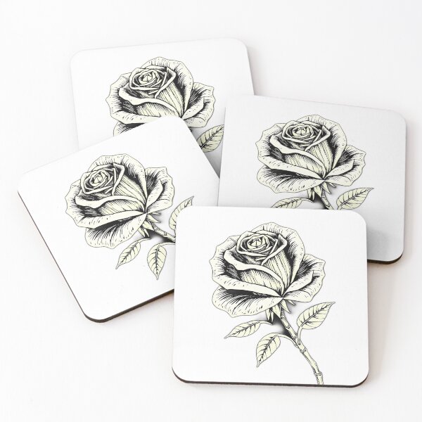 Item preview, Glow-in-the-Dark Skeletal Yorkshire Rose designed and sold by sharon1210.