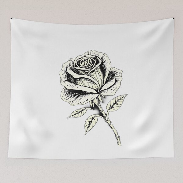Item preview, Glow-in-the-Dark Skeletal Yorkshire Rose designed and sold by sharon1210.