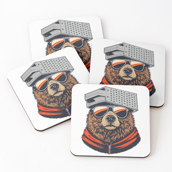 Item preview, Bear With Grater Hat And Sunglasses Bear In Hip Hop Urban Style designed and sold by pansak.