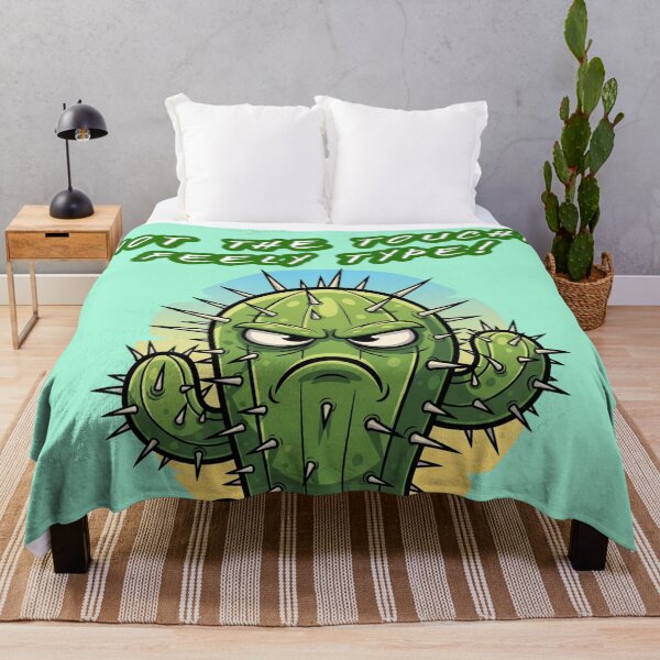 Item preview, Not the Touchy Feely Type Funny Cactus Cartoon designed and sold by FFPrints.