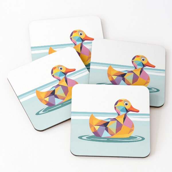 Item preview, Geometric Rubber Duck Art designed and sold by sharon1210.