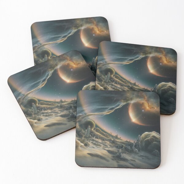 Item preview, Surreal Cosmic Landscape of a Distant Planet designed and sold by KiraChie.