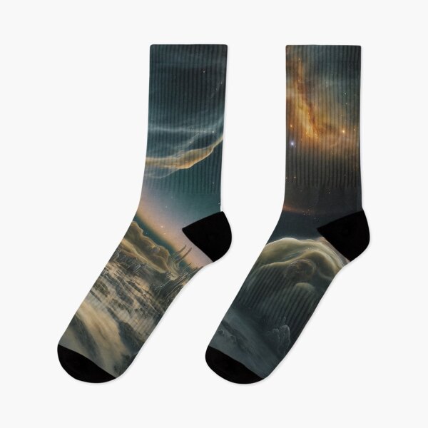 Item preview, Surreal Cosmic Landscape of a Distant Planet designed and sold by KiraChie.