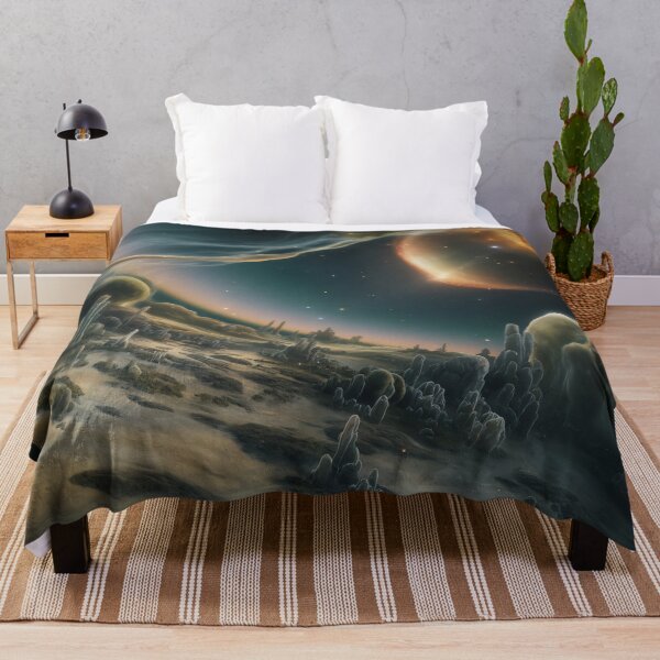 Item preview, Surreal Cosmic Landscape of a Distant Planet designed and sold by KiraChie.