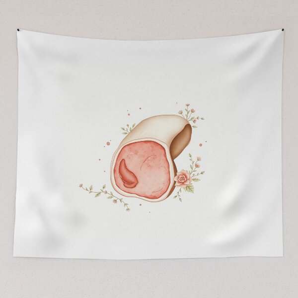 Item preview, Delicate Watercolor Papa Meat Illustration designed and sold by sharon1210.
