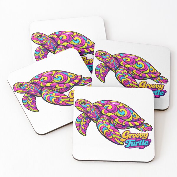 Item preview, Psychedelic 70s Sea Turtle Groovy Swirl Pattern designed and sold by zoughlal.