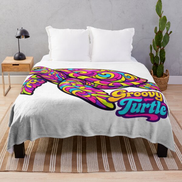 Item preview, Psychedelic 70s Sea Turtle Groovy Swirl Pattern designed and sold by zoughlal.