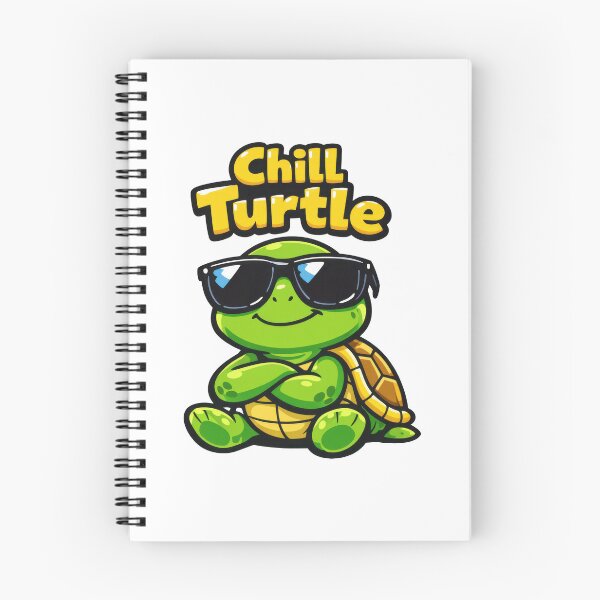 Item preview, Cartoon Sea Turtle With Sunglasses Chill Turtle Funny Vibe designed and sold by zoughlal.