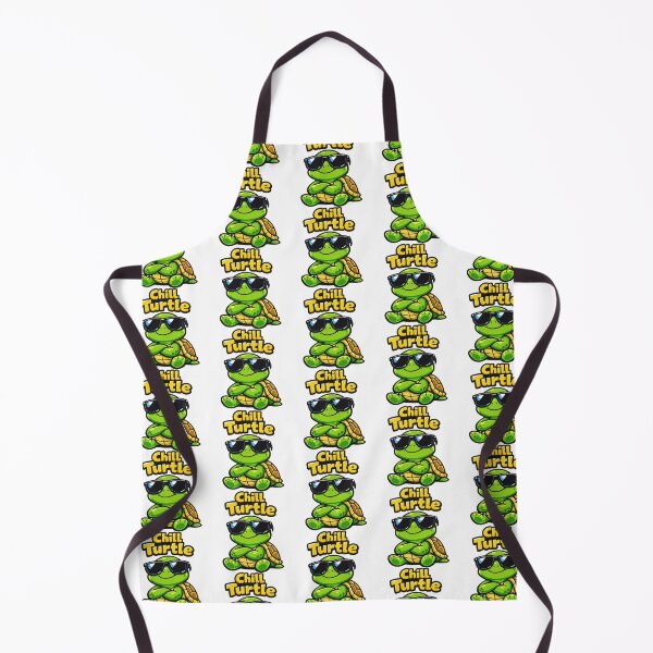 Item preview, Cartoon Sea Turtle With Sunglasses Chill Turtle Funny Vibe designed and sold by zoughlal.