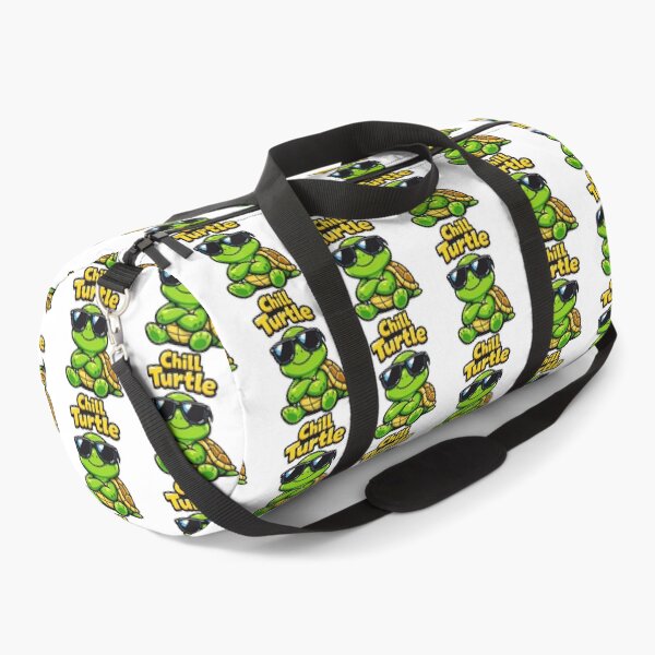 Item preview, Cartoon Sea Turtle With Sunglasses Chill Turtle Funny Vibe designed and sold by zoughlal.