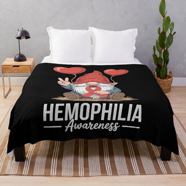 Item preview, Hemophilia Awareness Gnome designed and sold by catsdothingz.