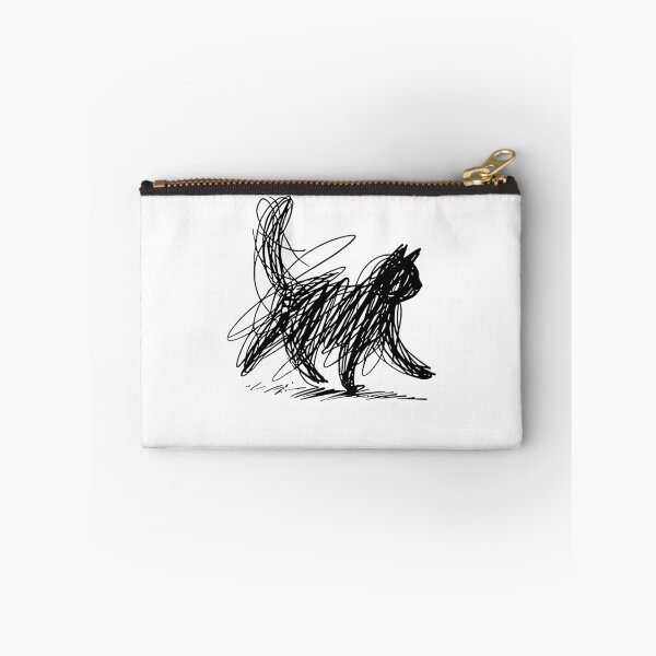 Item preview, Scribble Cat Abstract Sketch Minimalist Cat Art Lover designed and sold by pansak.