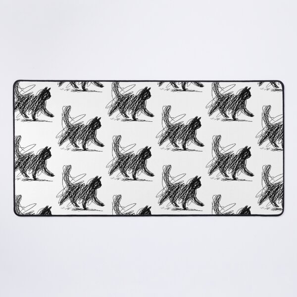 Item preview, Scribble Cat Abstract Sketch Minimalist Cat Art Lover designed and sold by pansak.