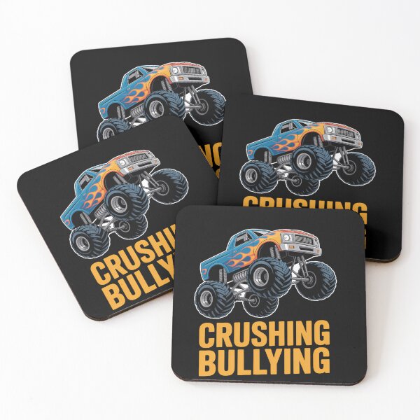 Item preview, Crushing Bullying Car Monster Truck Unity Day designed and sold by comptorasunfia.