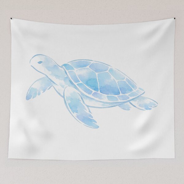 Item preview, Dreamy Watercolor Sea Turtle Soft Ethereal Ocean Mood designed and sold by zoughlal.
