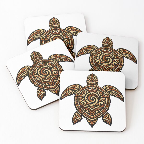 Item preview, Bold Tribal Sea Turtle Iconic Pattern Filled Silhouette designed and sold by zoughlal.
