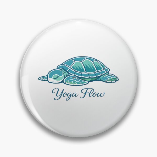 Item preview, Yoga Sea Turtle Pose Serene Linework Yoga Flow designed and sold by zoughlal.
