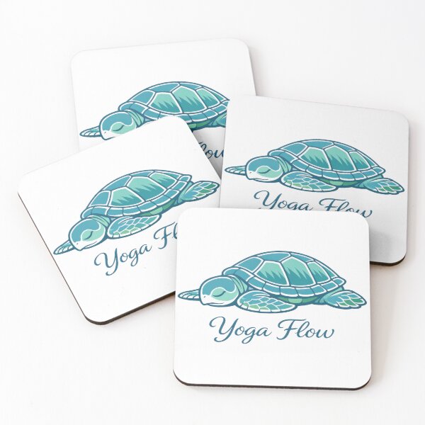 Item preview, Yoga Sea Turtle Pose Serene Linework Yoga Flow designed and sold by zoughlal.