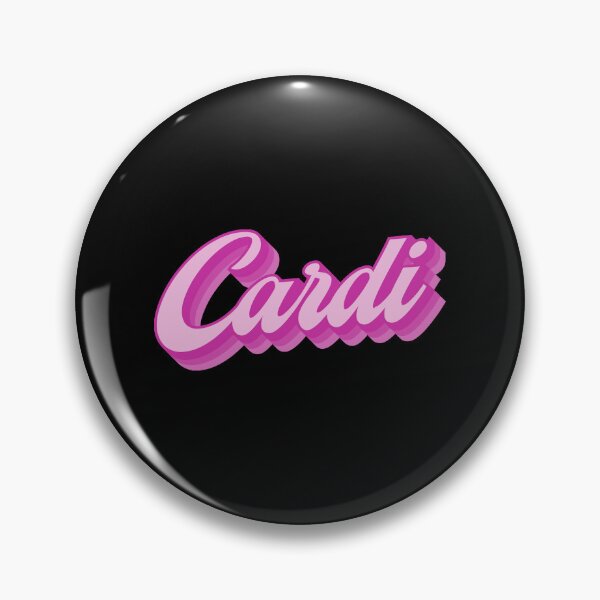 Item preview, Cardi B Bold Pink Logo Text Concept designed and sold by Roblox215.
