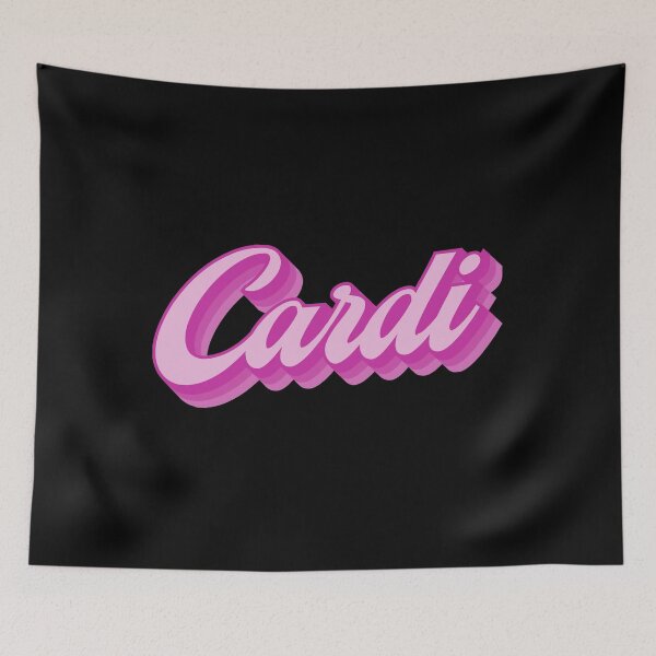 Item preview, Cardi B Bold Pink Logo Text Concept designed and sold by Roblox215.