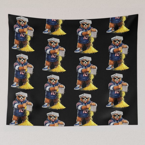Item preview, Bear With Cheese Grater Hat and Sunglasses Bear Gangsta Urban Style designed and sold by pansak.