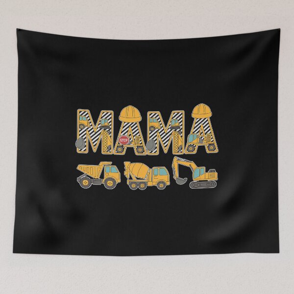 Item preview, Mama Construction Excavator Kids Matching Family Party designed and sold by catsdothingz.
